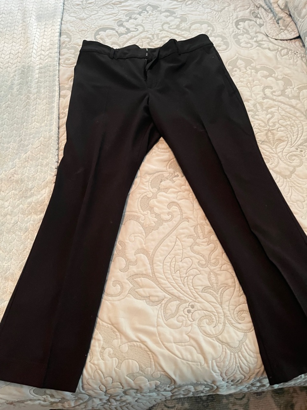 Nine West Black Boot-Cut Work Pants